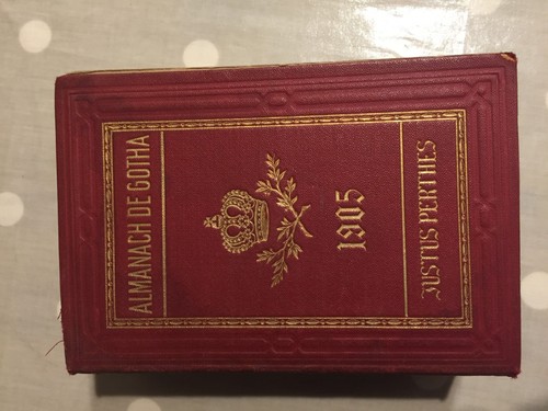 Almanach gotha 1905 - almanach,