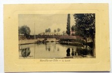 cpa marcilly sur tille le lavoir