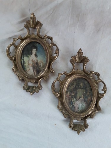 Paire cadre photo bronze - cadre,