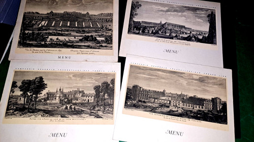 Lot menus illustrés - lot,