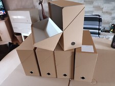 BOITES ARCHIVES TRANSFERT 120MM CARTON A4-MARRON BRUN TABAC-EXACOMPTA- 5 PIECES