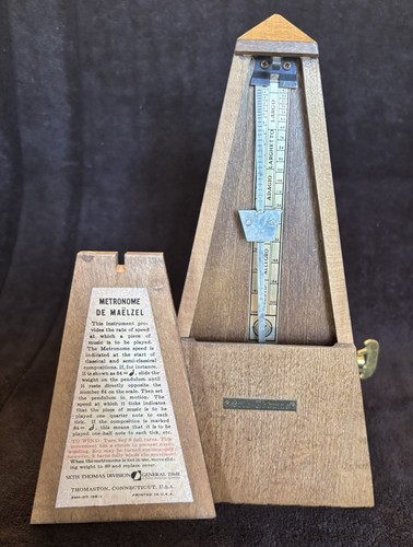 Vintage seth thomas metronome - thomas,