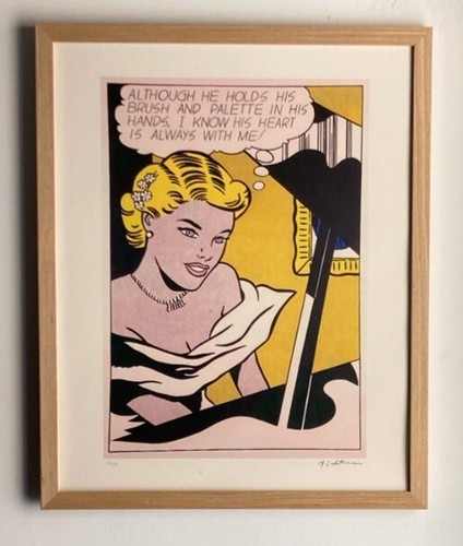 Lithographie roy lichtenstein - lithographie,