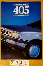 PEUGEOT 405 AUTOMATIQUE Prospectus Fr 2 pages 1988