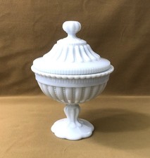 drageoir / compotier en opaline de PORTIEUX modèle RENAISSANCE 23 cm Verre Opale