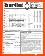 BERLIET / GRH 305 6X4 TURBO /