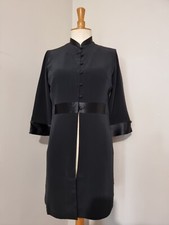 123 : CHEMISE VESTE NOIRE ESPRIT JAPONISANT CHIC TUNIQUE 