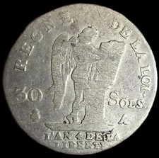 30 Sols 1792 A Louis XVI