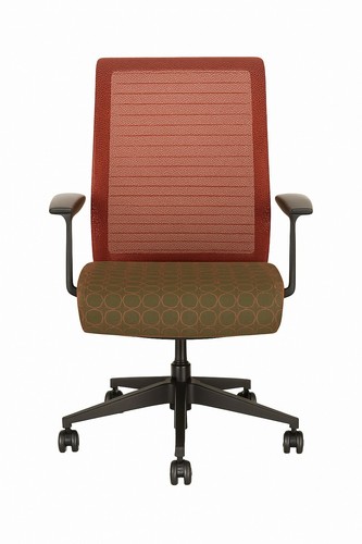 Steelcase think red - back, brown