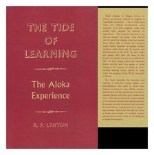 Lynton,Rolf P. The Tide Apprentissage De : Aloka Expérience 1960 First Édition H