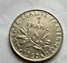 2 Pièces de monnaie 1 Franc