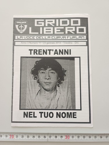 Fanzine ultra trieste curva - ultra,