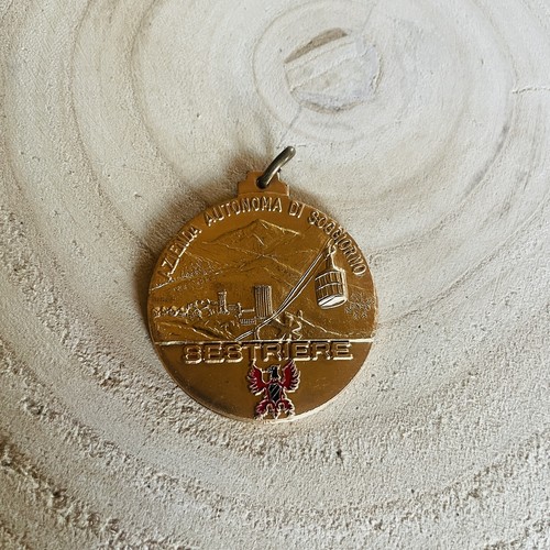 Médaille ski sestriere 1er - ski,
