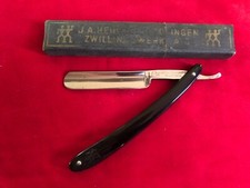 rasoir ancien JA HENCKELS ZWILLINGSWERK 70 1/2 rare antique cut throat razor