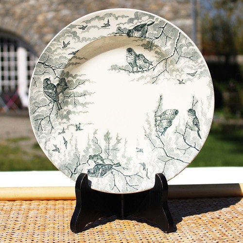 Ancienne assiette creuse - , en