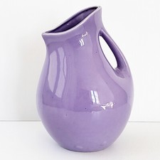 SUPERBE VASE VINTAGE 1960 CERAMIQUE PARME ROSE 60S 1960S RETRO ANNEES 60 SIGNé