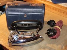 Ancien fer à repasser CALOR 115 190 poignée en bakélite années 50 french antique