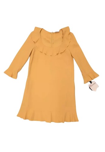 Mini robe jaune rouge