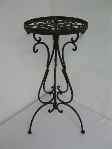 Table appoint métal noir - table,