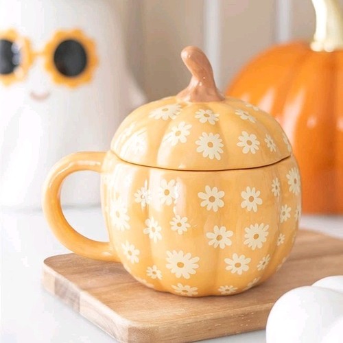 Mug céramique citrouille