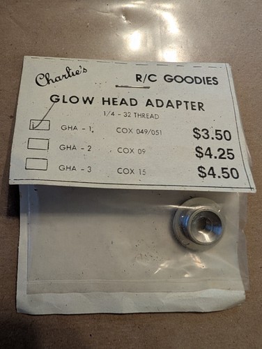 Vtg charlie goodies cox - charlie's, r/c