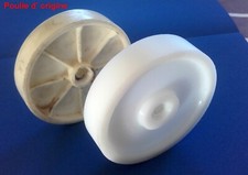 Poulie LUREM raboteuse c2100 c2600 polyamide haute résistance. 98x20 axe 14