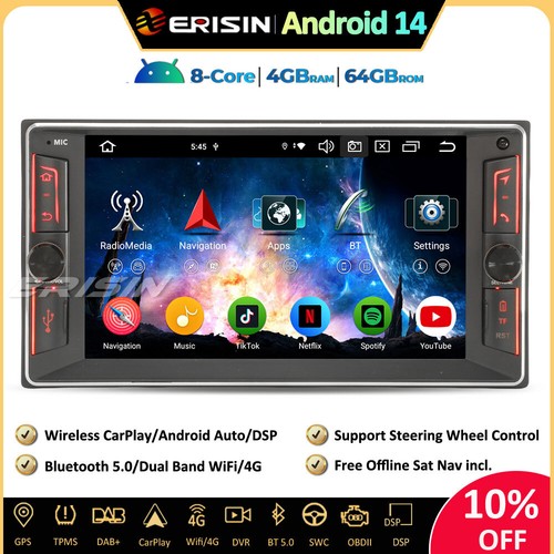 64gb android autoradio - 14, gps