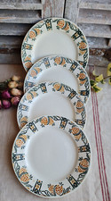 4 ANCIENNES ASSIETTES PLATES
