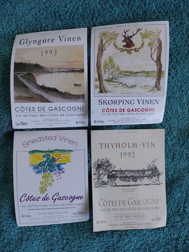 Rare lot etiquettes vin - rare, 4