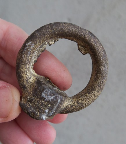 Massive cast brass gilt - gilt, metal
