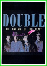 Carte Postale Postcard Chanteur Group Music DOUBLE The Captain of her Heart