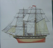 Impression De Navire À Voile