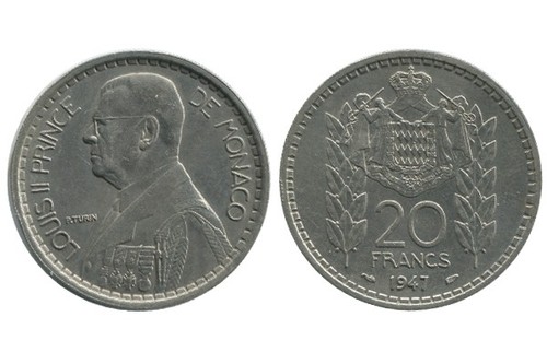 Francs louis monaco - louis,
