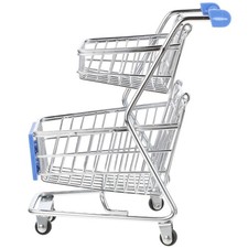  Caddie De Course Chariot Courses À Roulettes Mini Décor Accessoires Panier