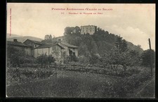 CPA Prat, Chateau et Village 