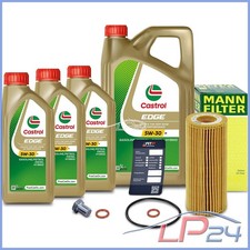 MANN FILTRE À HUILE+8L CASTROL EDGE FLUID 5W-30 M POUR BMW X6 E71 E72 30 35 d
