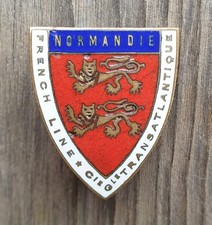 Insigne paquebot normandie - insigne,