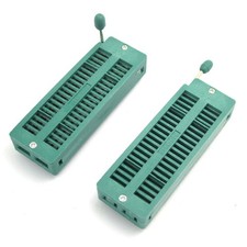 2PCS Universal 40Pin ZIF Dip