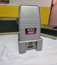 Ancien Projecteur Diapositives SFOM 430 + Support Diapo Vintage #B890