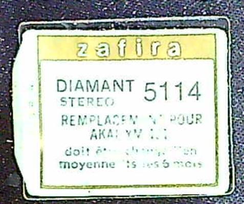Saphir diamant akai 121 - diamant,