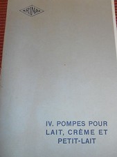 catalogue  pompe pour lait 