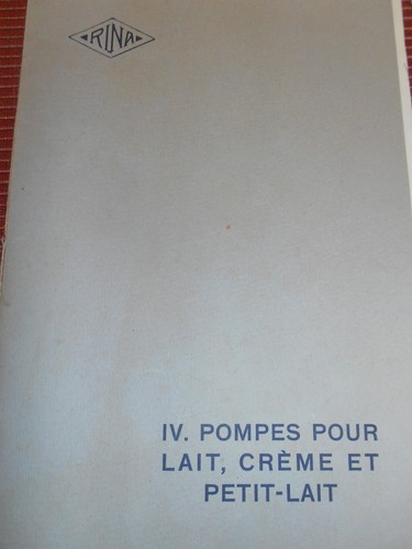 Catalogue pompe pour lait - lait,