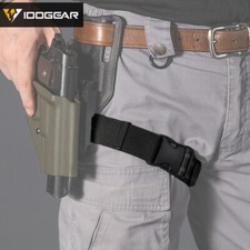IDOGEAR Tactique Cuisse Strap Élastique Bande Sangle pour Cuisse Holster Hanger