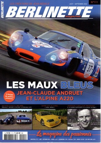 Berlinette mag 111 - 111, renault