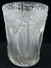 Large Vintage Art Deco Frosted