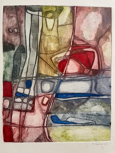 Art abstrait 1976 gravure
