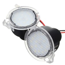 2x LED Blanc Side Mirror