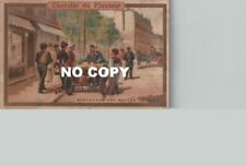 Chromo Chocolat du PLANTEUR - Anciens métiers : MARCHANDE DES 4 SAISONS