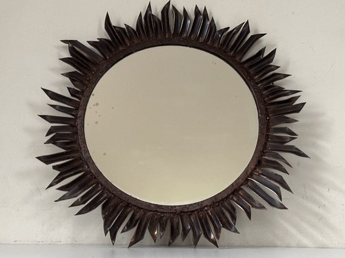 Miroir soleil chardon - miroir, métal