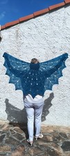 Châle étole mariage BLUE